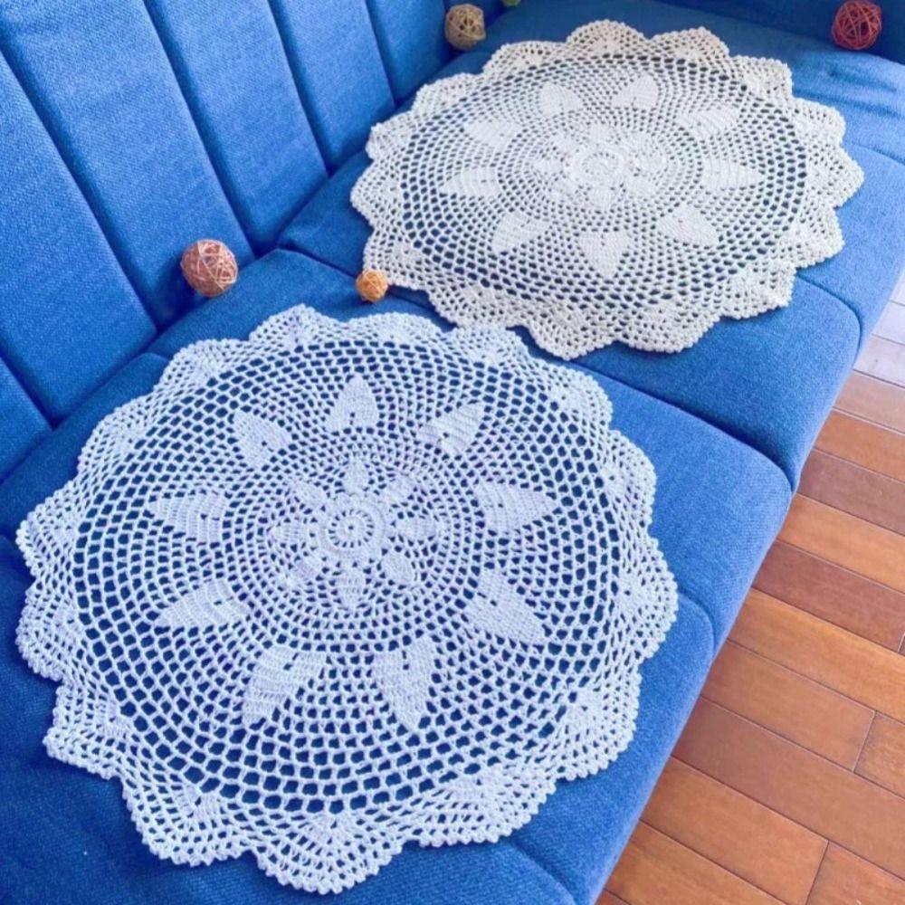 Crochet Cotton Crochet Doilies Round Cotton Doilies New Lace Placemats