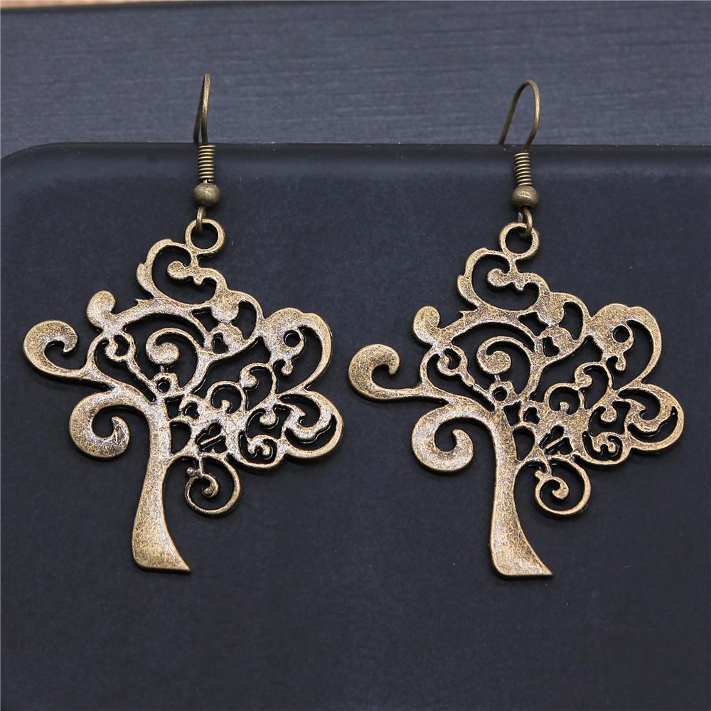 Tree Earring Women Drop Earrings Round Tree Dangle Earrings Women Fashion Jewelry Gift For Women
