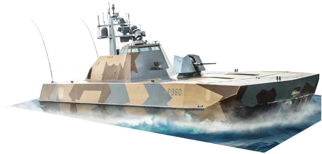 

МОДЕЛЬ КОРАБЛЯ Норвежский ракетный катер пластиковая модель 1/350 класс Shell PIG350-001