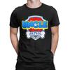 Uncle Patrol T Shirts Men's Cotton Amazing T-Shirts Round Collar Funny Dog Cartoon Tee Shirt Short Sleeve Tops Graphic Printed
