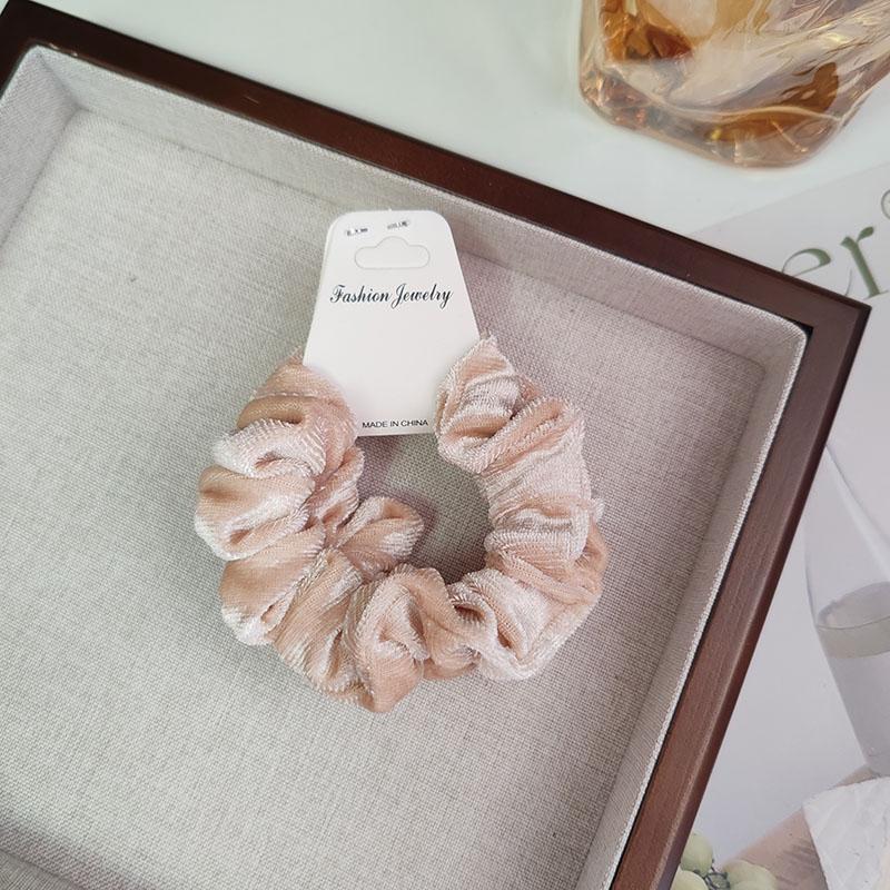 3pc Cute Solid Velvet Ponytail Holder Elegant Hair Tie Elastic Hairbands Hair Rope for Women Girls Kids Holiday Hair Accessories