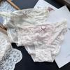 Women's Ice Silk Lace Trim Polka Dot Underwear - Cute Candy Colors, Fits 80-130 Jin