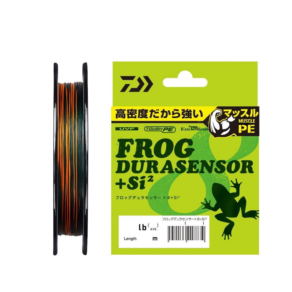 Daiwa PE Line UVF Frog Dura Sensor x8 + Si2 51lb. (#3.5) 150m Battle Deep Green (with color markings)