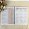 Planificateur de nettoyage TDAH, Format A4 Emploi du Temps Quotidien et Liste de Contrôle de Concentration Carnet, Couverture Durable Pages Lisses, Fourniture de Bureau Essentielle pour la Maison/le Bureau/la Chambre d'Étudiant