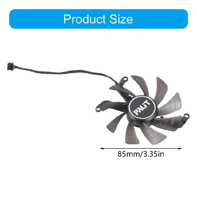85mm 4Pin 12V GPU Coolers Fan GA91S2U Graphics Card Cooling Fan for PALIT 2070 2060 1660 1660 Ti VGA Fan