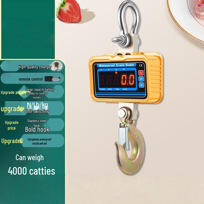 YEANTEEN Waterproof Digital Hanging Scale