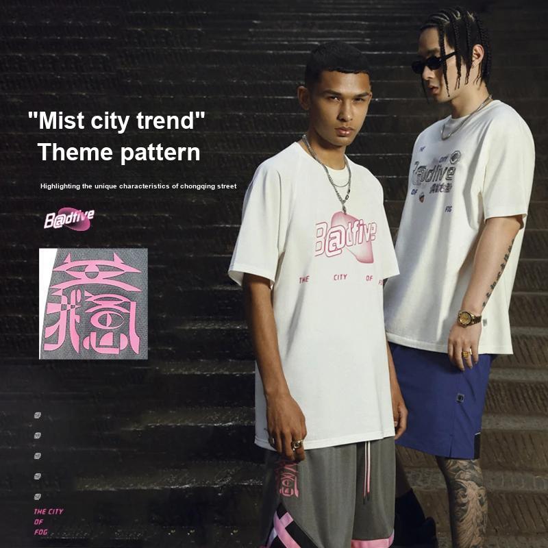 Li Ning Badfive Series Seven City Collaboration Fog City Trend Color Block Quick Dry Casual Shorts Men Shorts Shadow-Gray AAPT709-2