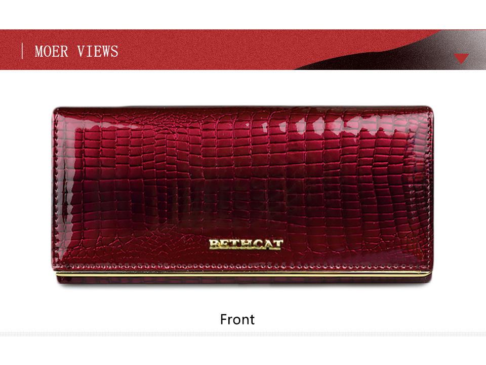 Dámska peňaženka z pravej kože s krokodílím vzorom a priehradkou na mince