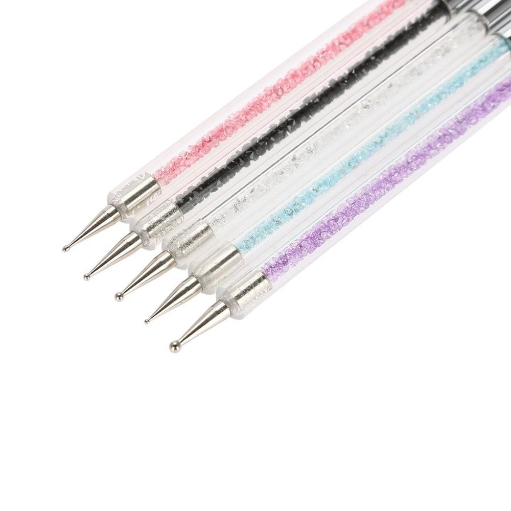

5pcs Double Heads Double Heads Nail Dotting Pen Long Lines Nail Art Painting Pen Nail Art Design