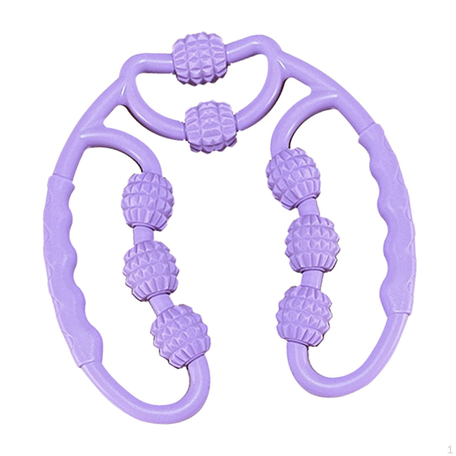 

Muscle Relief Roller - 8 Wheel Massage Tool for Deep Tissue Relaxation фіолетовий