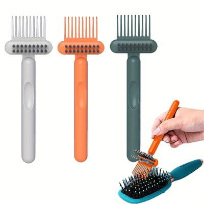 1 Pcs Hair Brush Cleaning Tool 2-In-1 Comb Cleaning Brush Comb Cleaner Brush Mini Hair Brush Remover For Removing Hair Dust Home And Salon Use