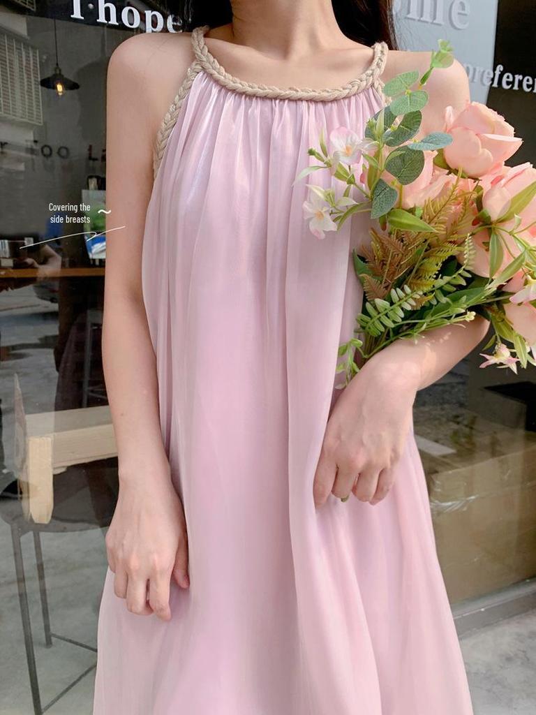 Summer 2023 Mother-Daughter Pearlescent Quicksand Princess Dresses – Fashionable Matching Evening Outfits