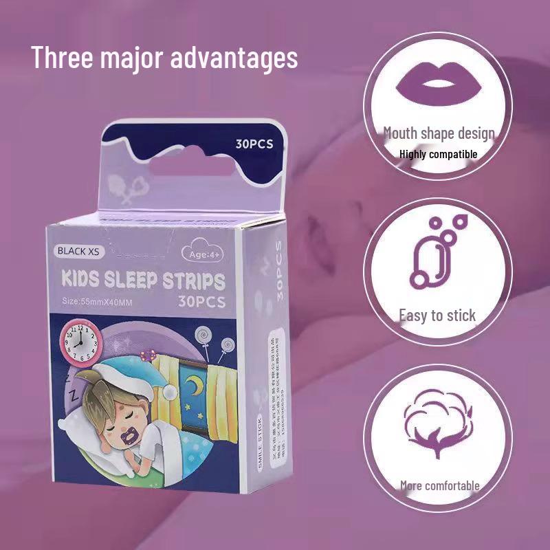 Children's Anti-Snoring Mouth Breathing Correction Patch - Certified Sleep Aid for Closed Mouth Breathing