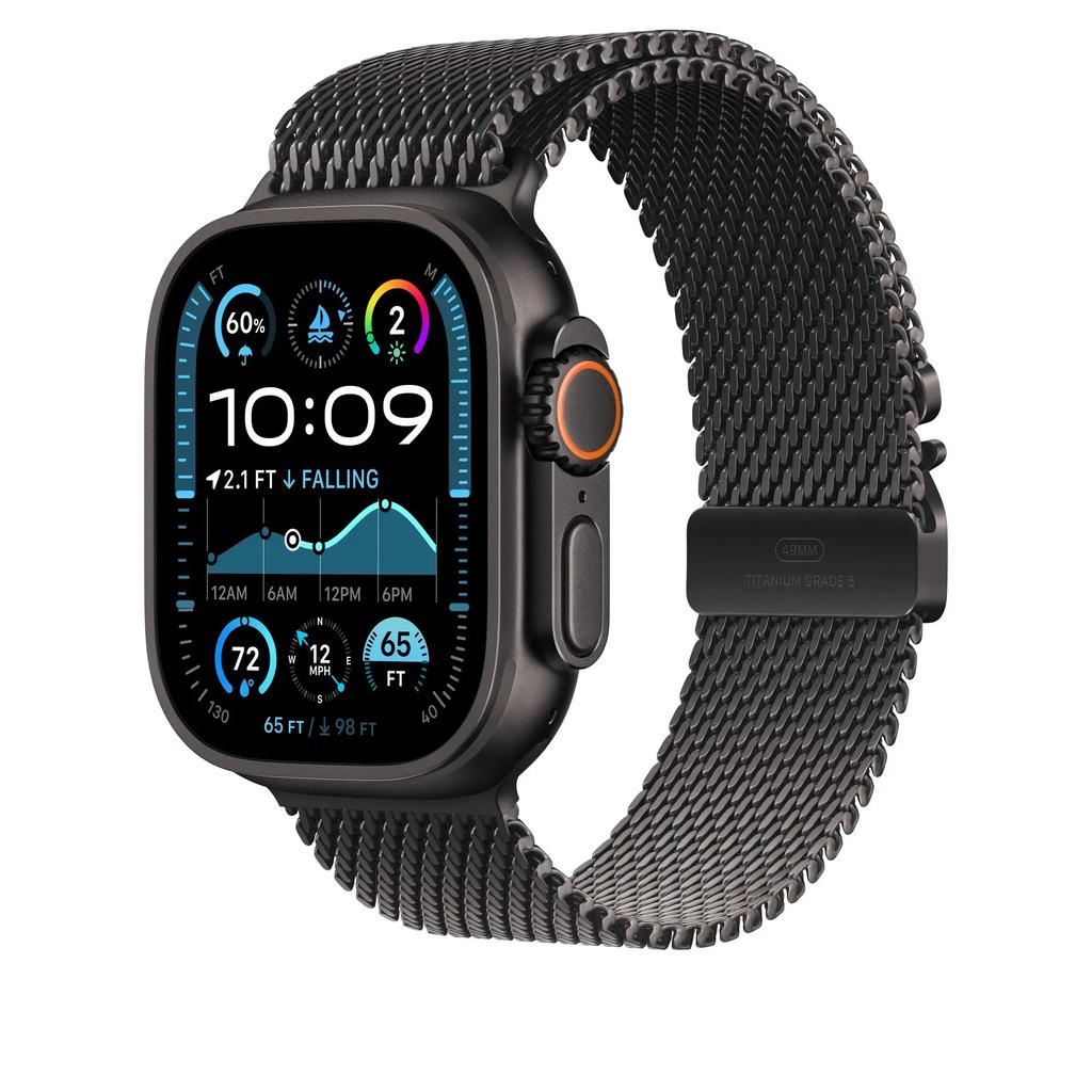 Milanese Loop Strap for Apple Watch Ultra 2 band 49mm 45mm 46mm 44mm 42mm 41mm 40mm 38mm Bracelet iWatch series 10 9 8 7 6 5 SE