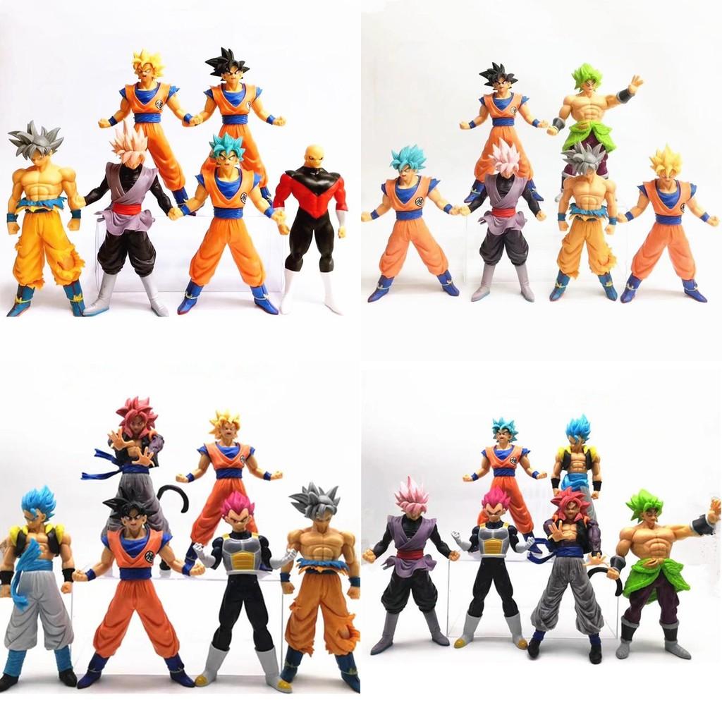 Collectible Dragon Ball Z Figurines 7 Inch Pvc Super Saiyan Goku Vegeta Broly Model Figures