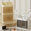 Cosmetics Storage Box Desktop Makeup Organizer Dust-proof Luxury Skin Care Product Facial Mask Lipstick Box Plastic Storage Rack