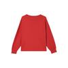 Adidas Neo Cny Series Wu Huang Wan Shui Cny Ww Swt Casual Printed Crewneck Sweatshirt Women Sweatshirt Red GP5755
