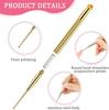 600 Counts Acupuncture Vaccaria Ear Seeds Disposable Ear Press Seeds & Facial Reflexology Massage Tool Body Acupressure Kit
