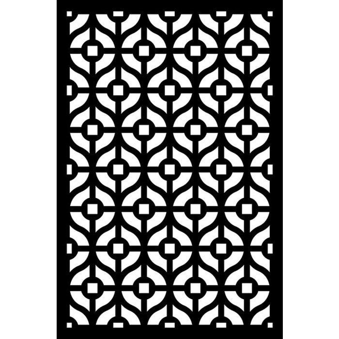 Pochoir 10x15 cm Géométrique roues