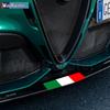 Reflective Italian Flag Vinyl Front Bumper Trunk Body Fender Sticker For Alfa Romeo Stelvio Giulia 159 Giulietta 147 Mito 156 4C