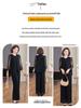Women's 2025 Stylish Spring Suit: Gauze Sleeve Blouse & Two-Piece Set for Middle-Aged & Elderly