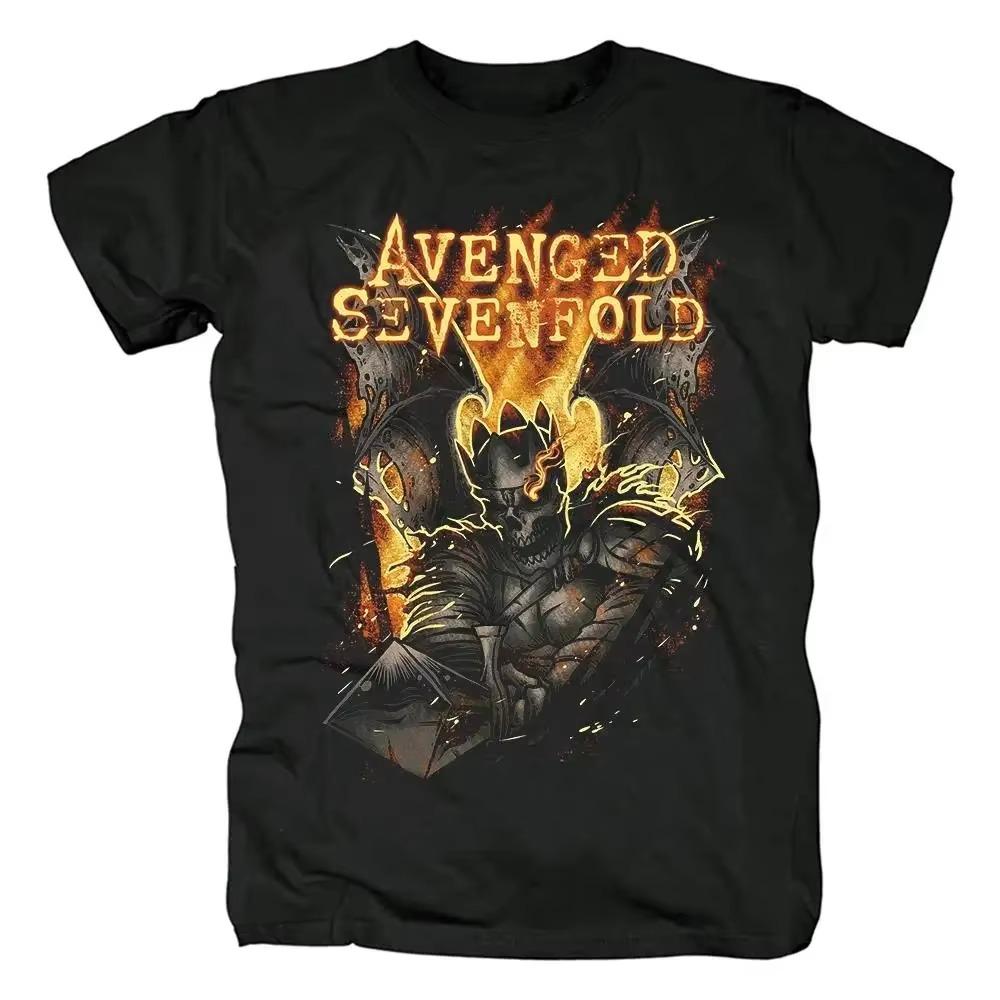 Harajuku Metalcore Avenged Sevenfold Rock Men T Shirt Hip Hop Streetwear T Shirt Heavy Metal Fashion Casual T Shirt Women