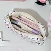 Hellokitty Canvas Pencil Case With Large Capacity For School And Office Use