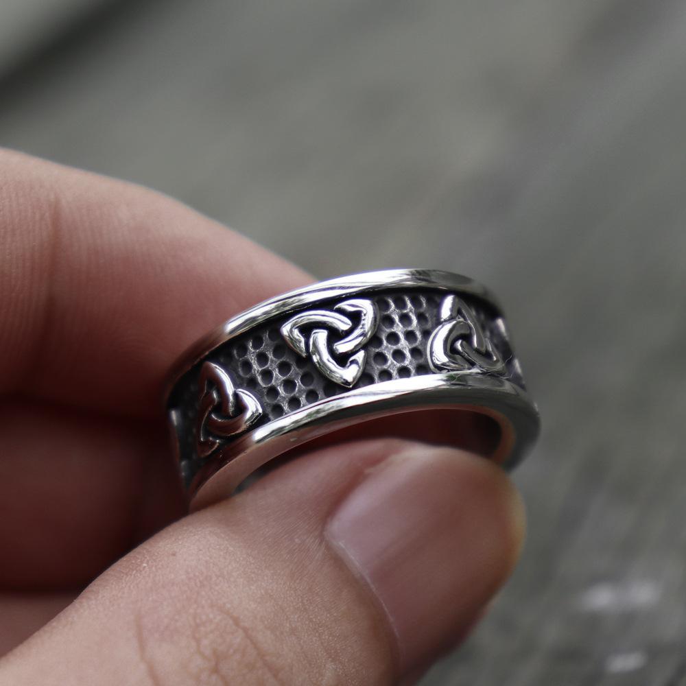 Vintage Celtic Viking Fashion Ring for Men