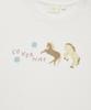 COVERNAT WOMAN Twin Pony T-Shirt White