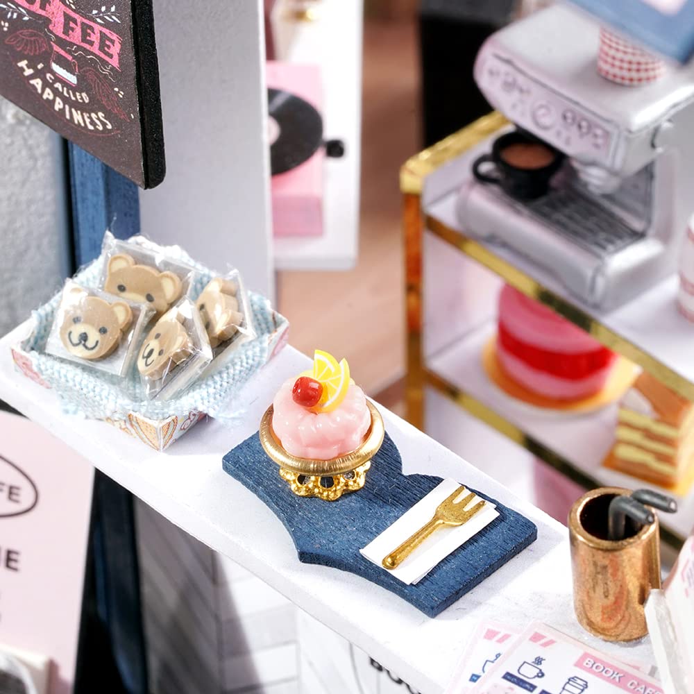 Dollhouse Handmade Kit Set Miniature Book Cafe BOOK CAFE (t-FREAK)