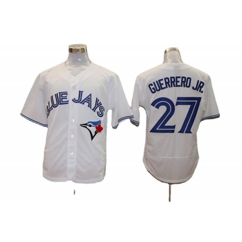 Toronto Blue Jays 27 Baseball Jersey Loose Fit Button-Up Shirt Men Sports Fan Apparel