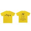 Hot Rapper Cactus Jack Wink Utopia T Shirt Men Women Letter Graffiti T Shirts Streetwear Oversized T-shirt Hip Hop Harajuku Tees