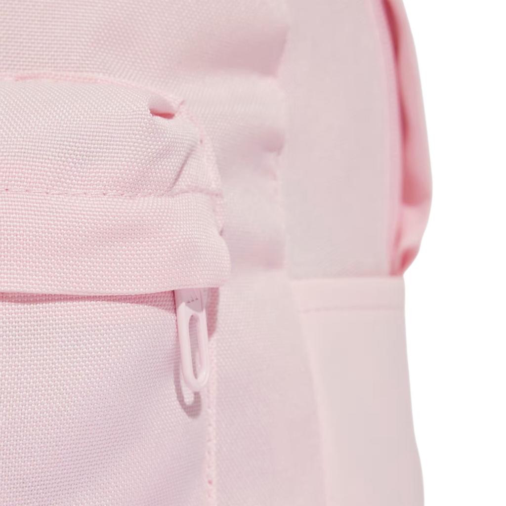 New Adidas Polyester Backpack Women's Transparent Pink & White IS7056