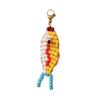 Colorful Beaded Fish Pendant Keychain - DIY Dopamine Series