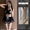 Sex Lingerie Sexy One-piece Open Gear Free Tutu Skirt Sailor Uniform Campus Temptation Pure Desire Uniform Woman