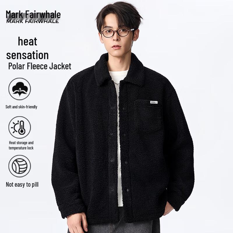 Mark Fairwhale Men's Fleece Collared Jacket