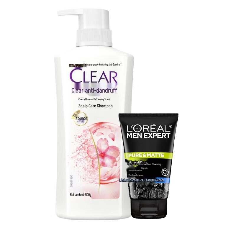 

Clear Sakura Scalp Care Shampoo & Men s Charcoal Cleanser Set