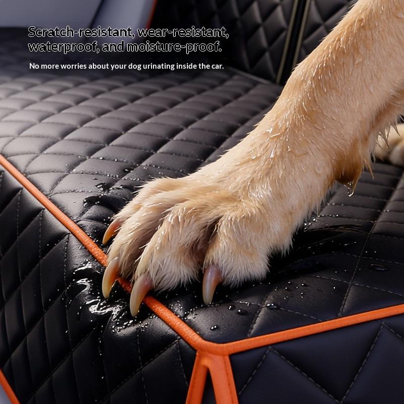 #Pet Dog Cat Car Seat Cover Pet Car Seat Pet Car Carrier Cushion Waterproof Wear Resistant Rear Seat Portable Pet Supplies