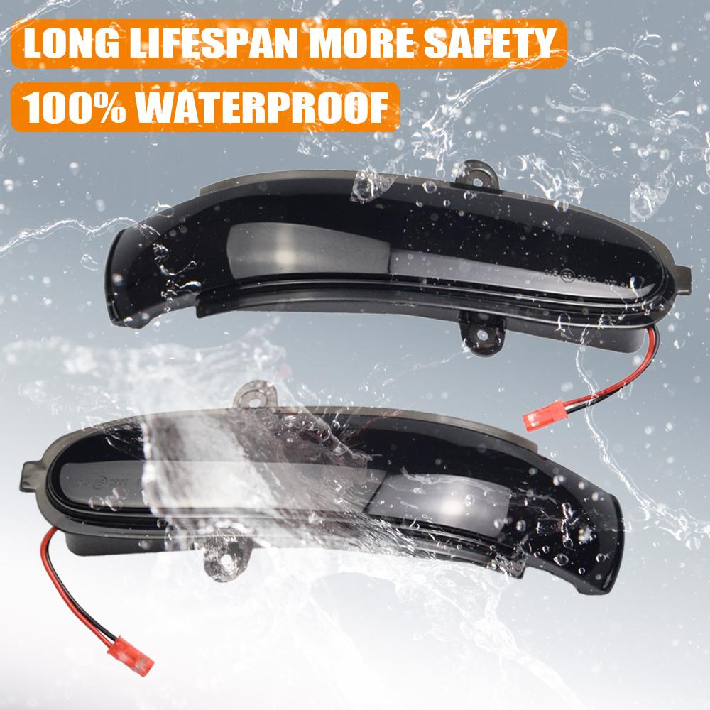 LED Dynamic Turn Signal Light Side Mirror Blinker Sequential Lamp For Mercedes Benz C Class W203 S203 CL203 2001-2007