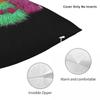 Mahna Mahna Square Pillowcase Polyester Linen Velvet Pattern Zip Decorative Sofa Cushion Cover
