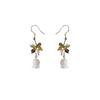 Handmade 925 Silver Lily of the Valley Earrings - French Retro Design