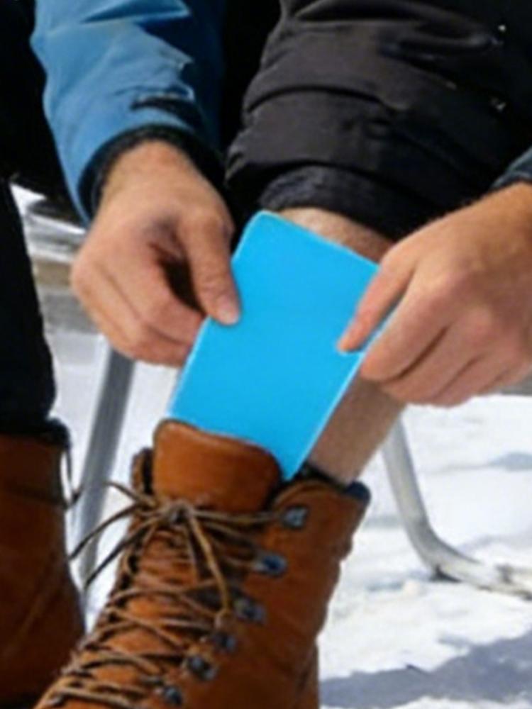 2 Stück Snowboard-Schienbeinschoner Dicke Schaumstoffpolsterung Breite Schützende Beinpolster für Ski- und Snowboardsport