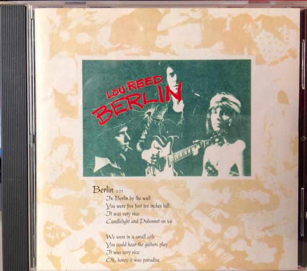 

CD LOU REED - Berlin BVCM35056078636 RCA 1998 Japan Obi Rock