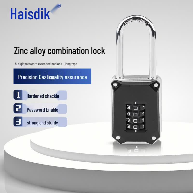 HSDYK GNY-56 Extended Shackle Combination Padlock