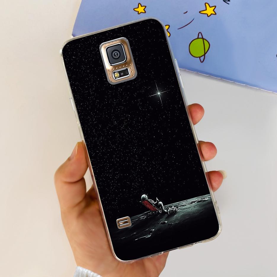 For Samsung Galaxy S5 Case SM-G900F G900I G900M Stylish Painted Cover Soft Silicone Phone Case For Samsung S5 S 5 GalaxyS5 Shell