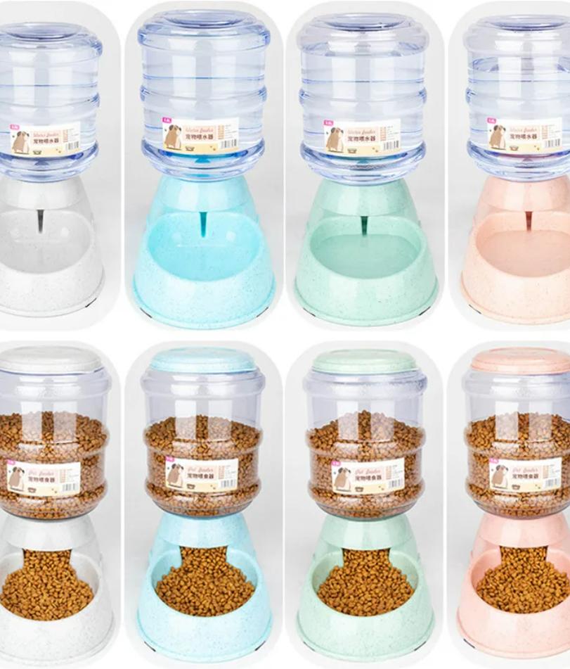 Didelės talpos naminių gyvūnėlių tiektuvų dubenys Maži šunų maisto dubenys Automatinis vandens dozatorius kačių dubenys Gyvūnų šėrimo dubenys Gėrimo vandens dubuo