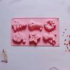 New Christmas Wreath Snowman Tree Silicone Cake Mold Handmade Soap Making Xmas Cake Jelly Egg Tart Bread Mold Baking Tool