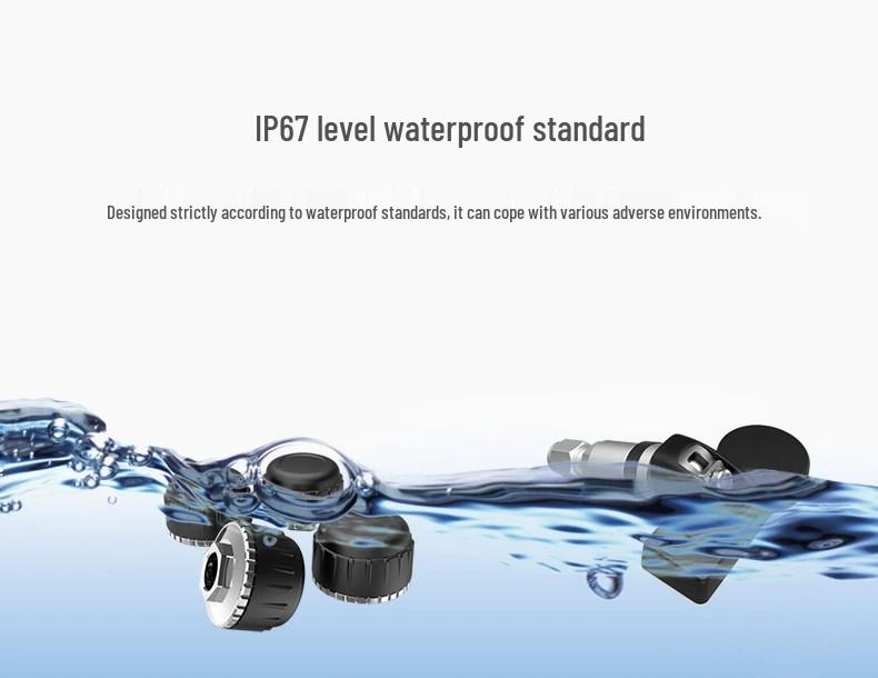 2025 Car Solar Wireless Tire Pressure Monitoring System, Built-in TPMS, High-Accuracy