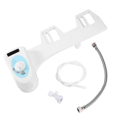 Fresh Cold Water Spray NonElectric Mechanical Adjustable Angle Bidet Toilet Seat Attachment
