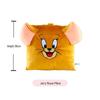 Tom and Jerry Plush Nap Pillow: Cute Cartoon Tom Cat & Jerry Mouse Cushion for Kids